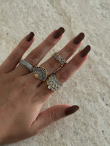 Tasarım Gold Gümüş Zirkon Taş Kadın Yüzük