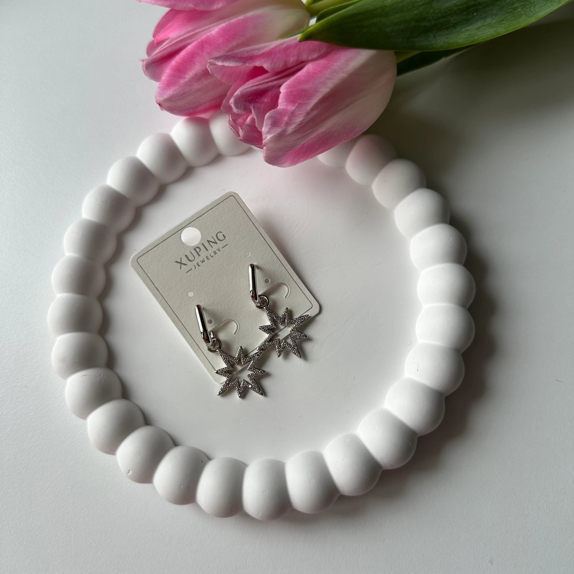 Kutup Yıldızı Zirkon Küpe