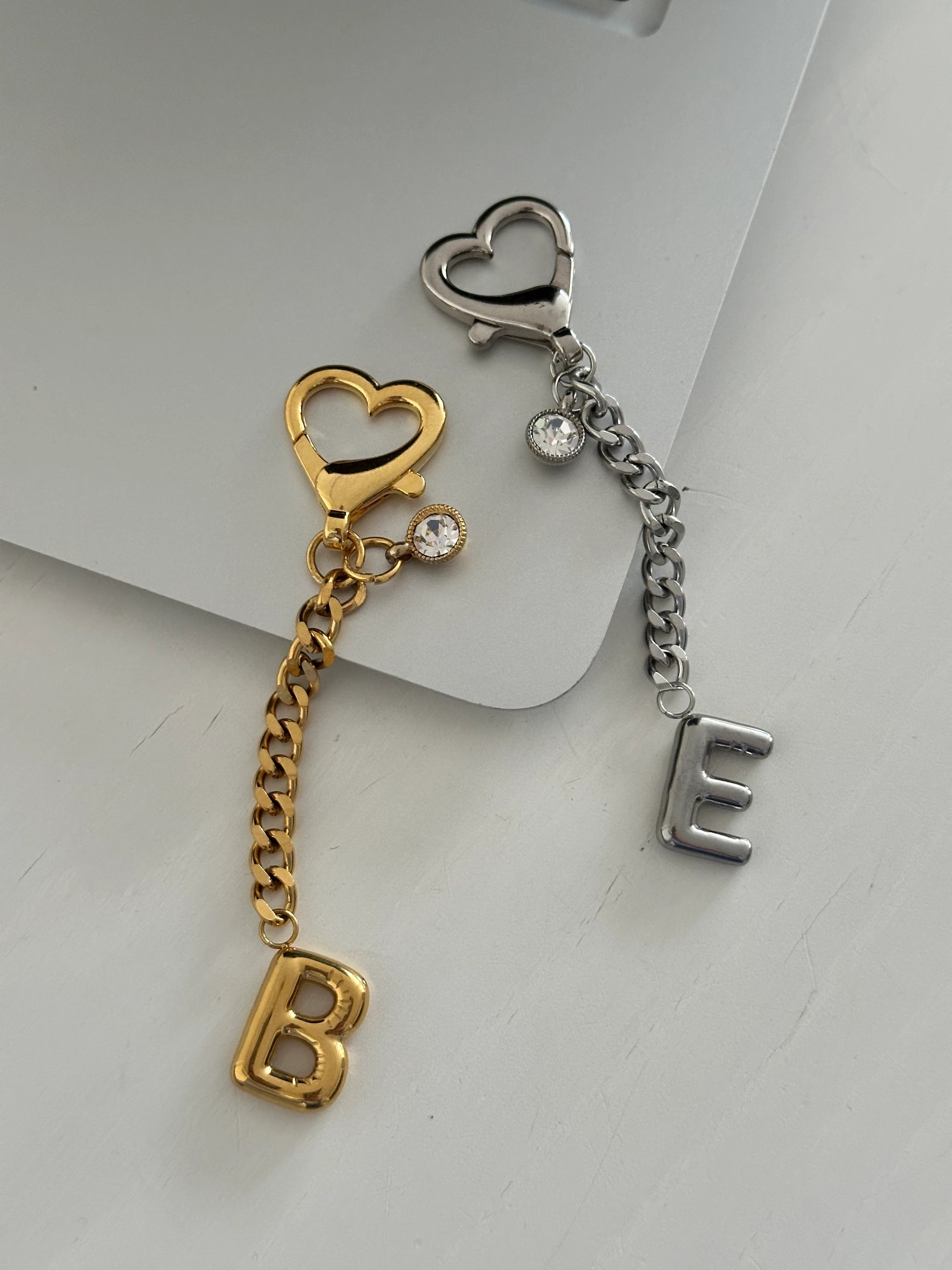 Bubble Harf Çanta Aksesuarı (gümüş)