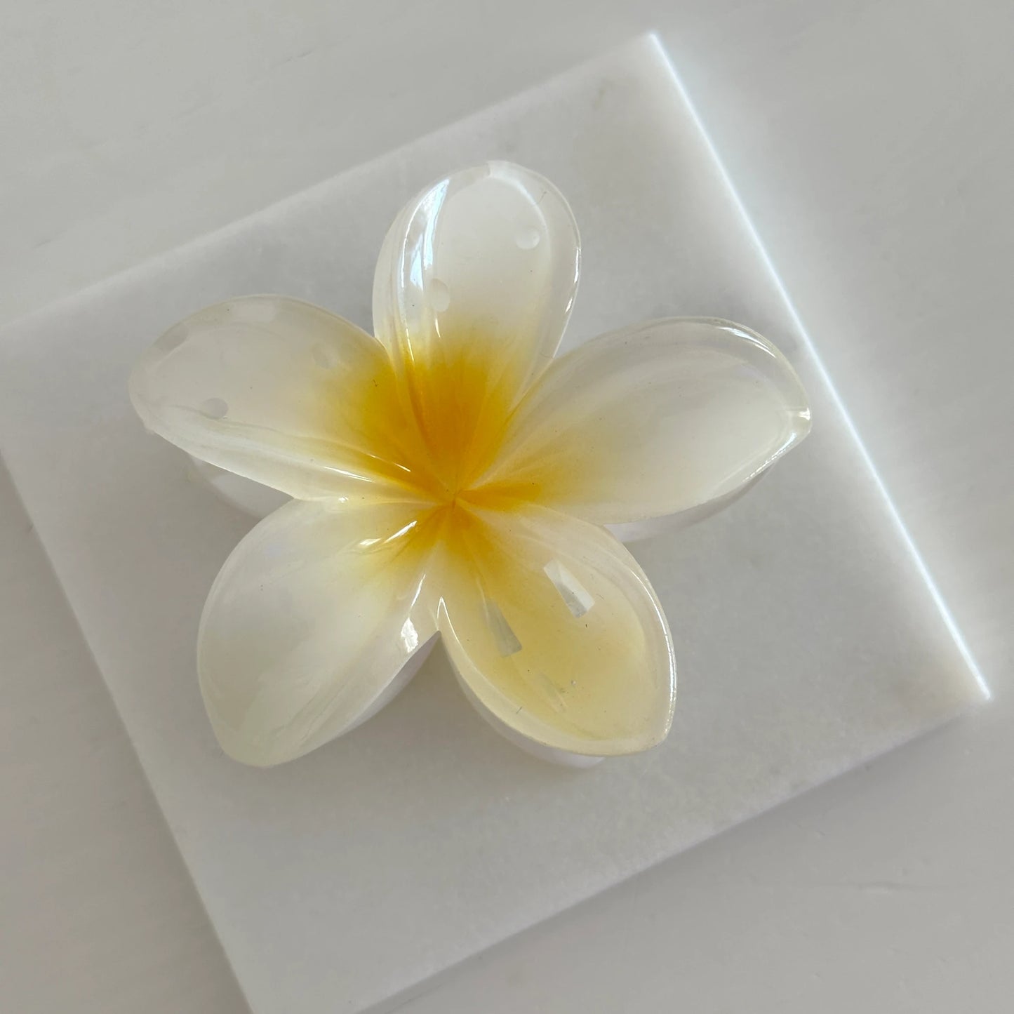 Aloha Kadın Toka (Sarı/Beyaz)