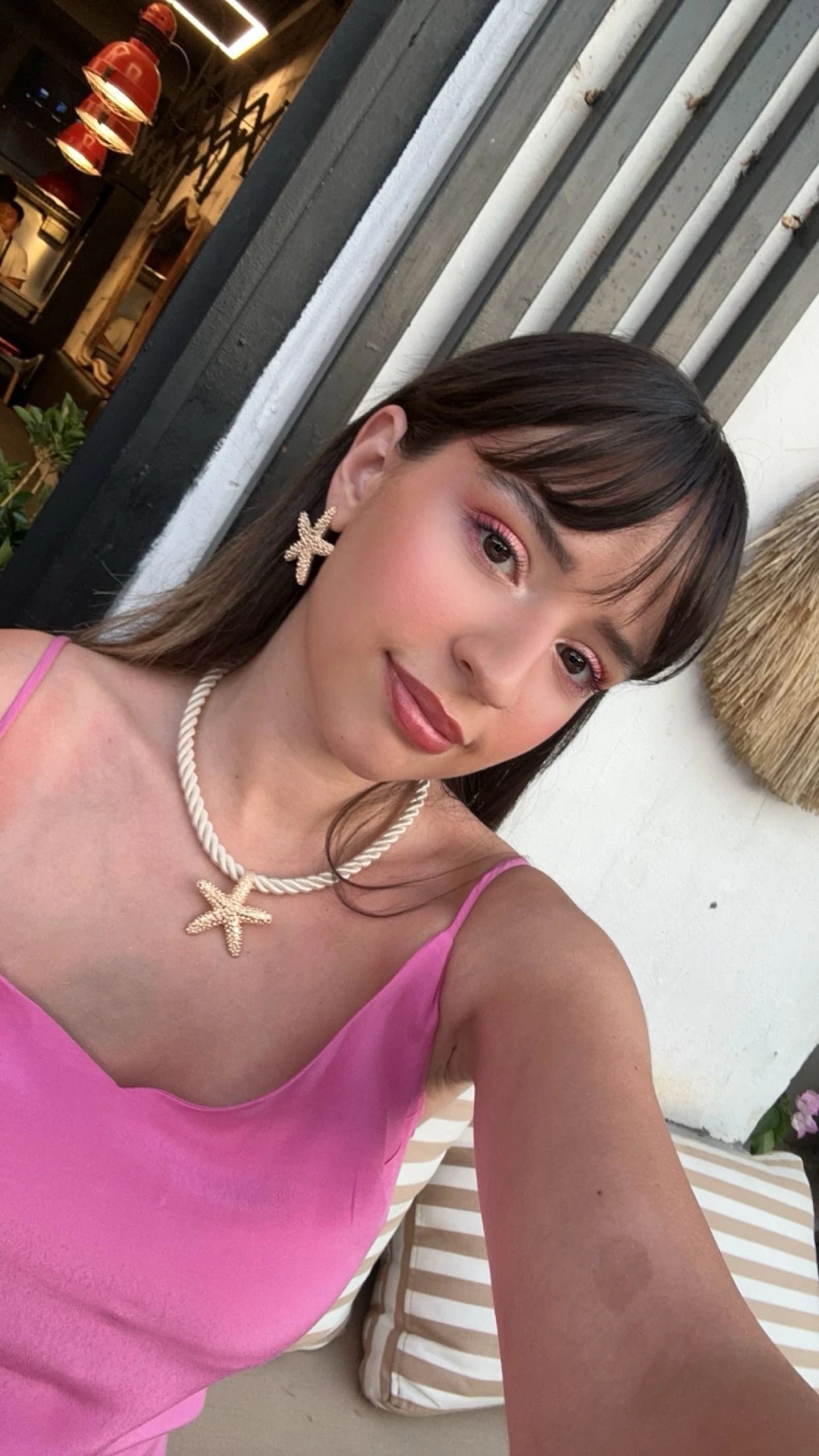 Minimal Deniz Yıldızı Halat İp Kadın Kolye