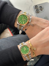 Yeşil Aura Erkek Saat / 40 MM