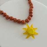 Güneş Cam Boncuk Kadın Kolye