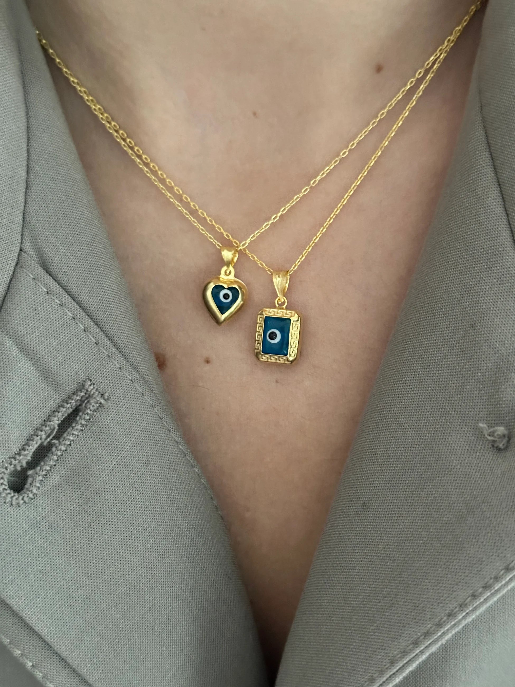 Nazar 925 Ayar Gümüş Kadın Kolye