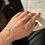 Mozaik Zirkon Taş Yüzük