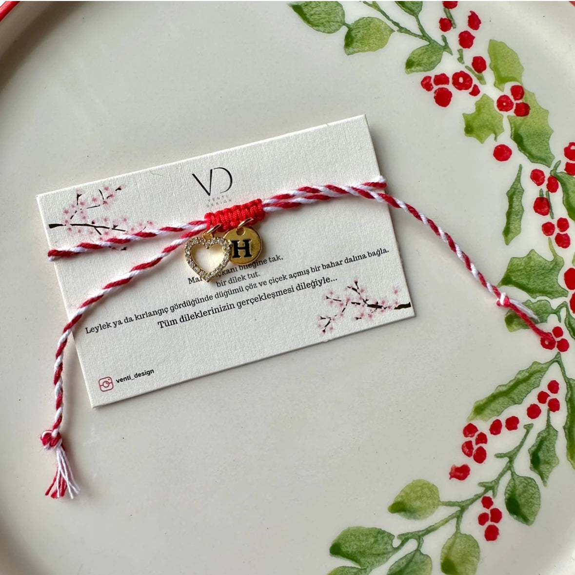 Kişiye Özel Marteniçka Bileklik (Aşk)