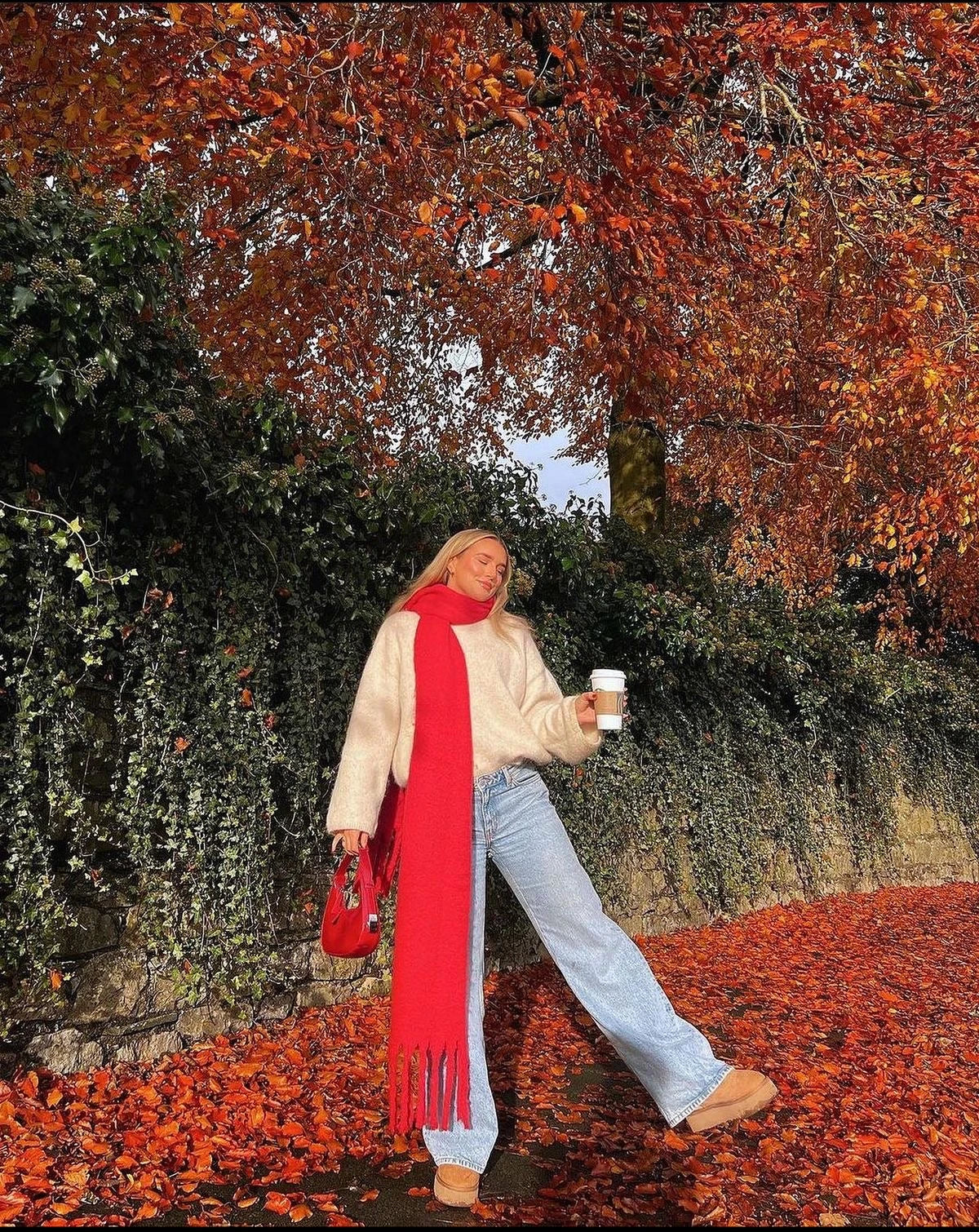 Kırmızı Pinterest Kadın Şal Atkı