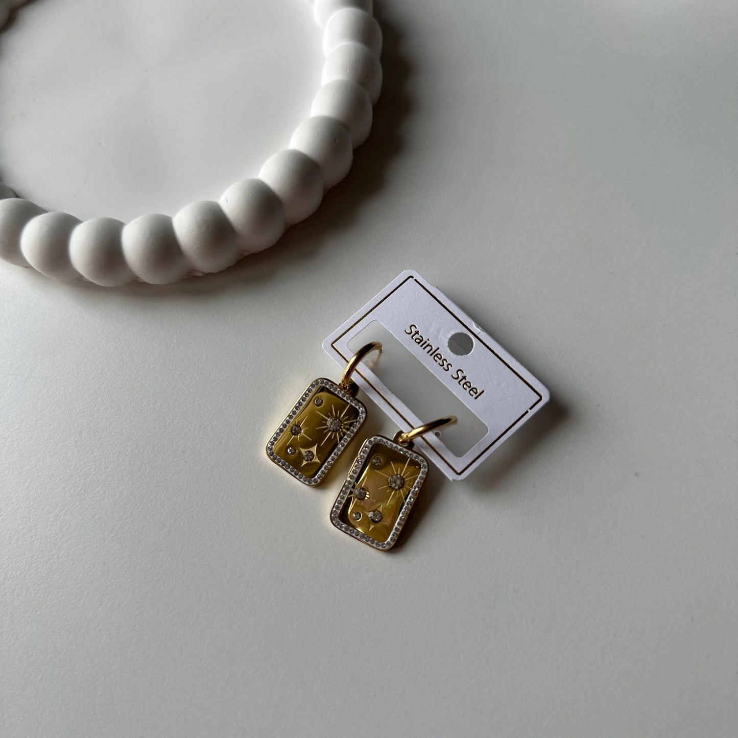 Kutup Yıldızı Tarot Çelik Küpe