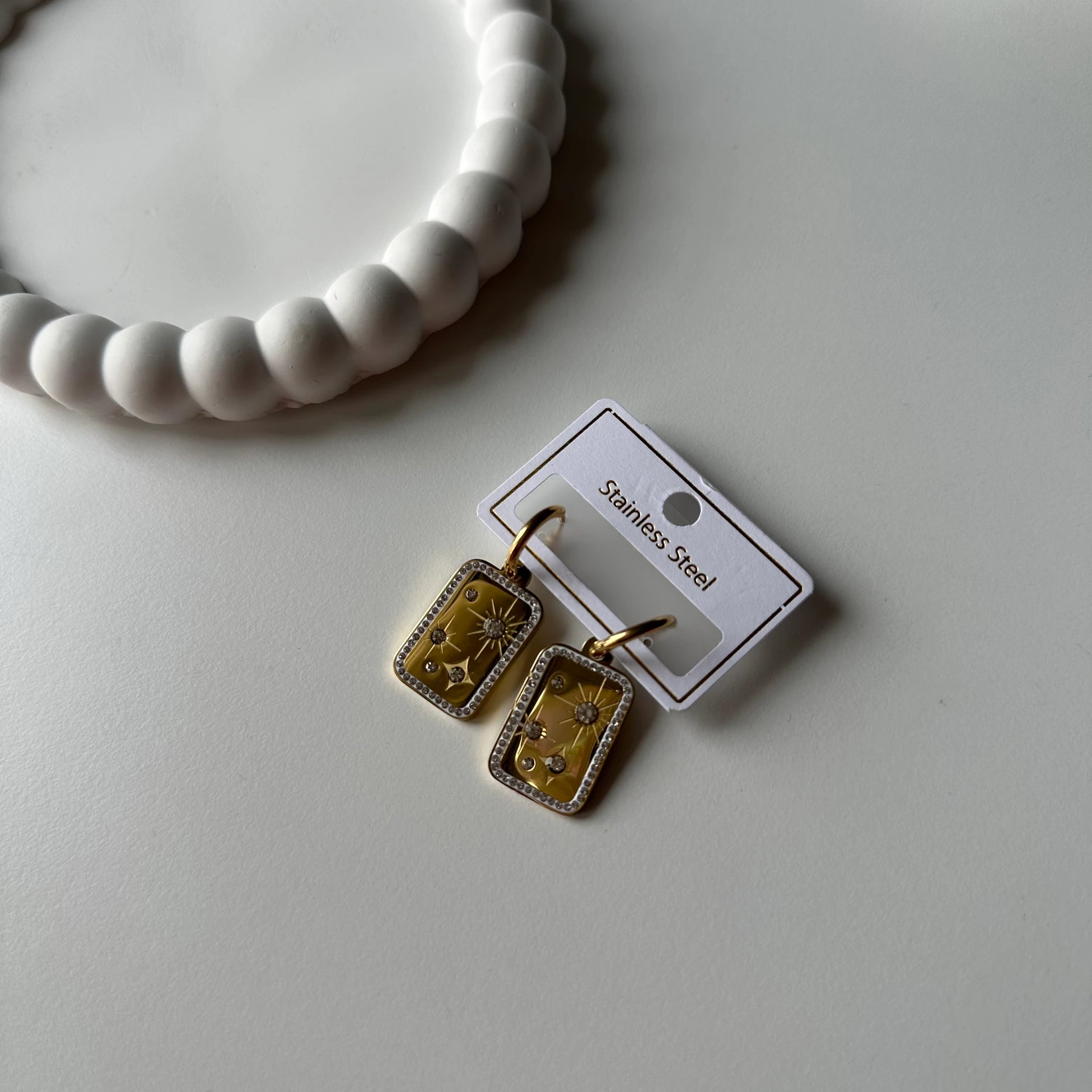 Kutup Yıldızı Tarot Çelik Küpe