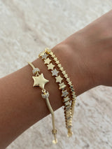 Zirkon Taş Yıldızlı VIP Kaplama Kadın Bileklik