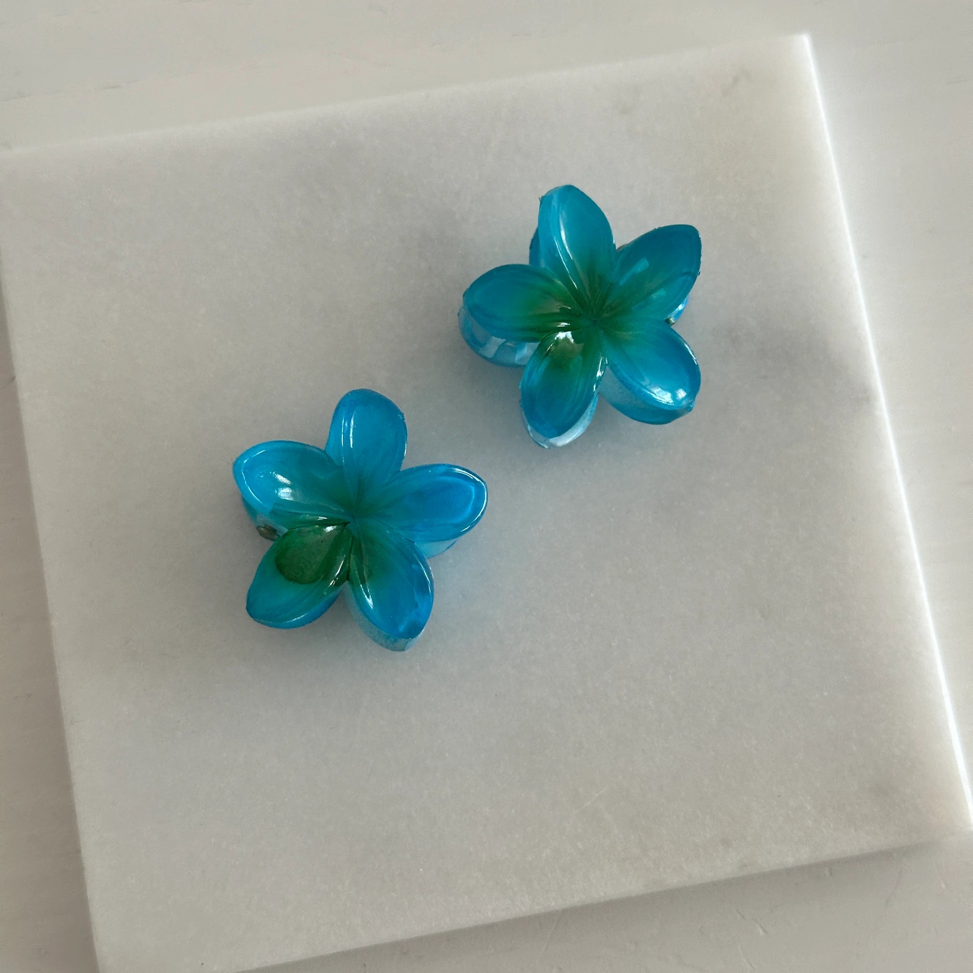 İkili Mini Aloha Toka (mavili)