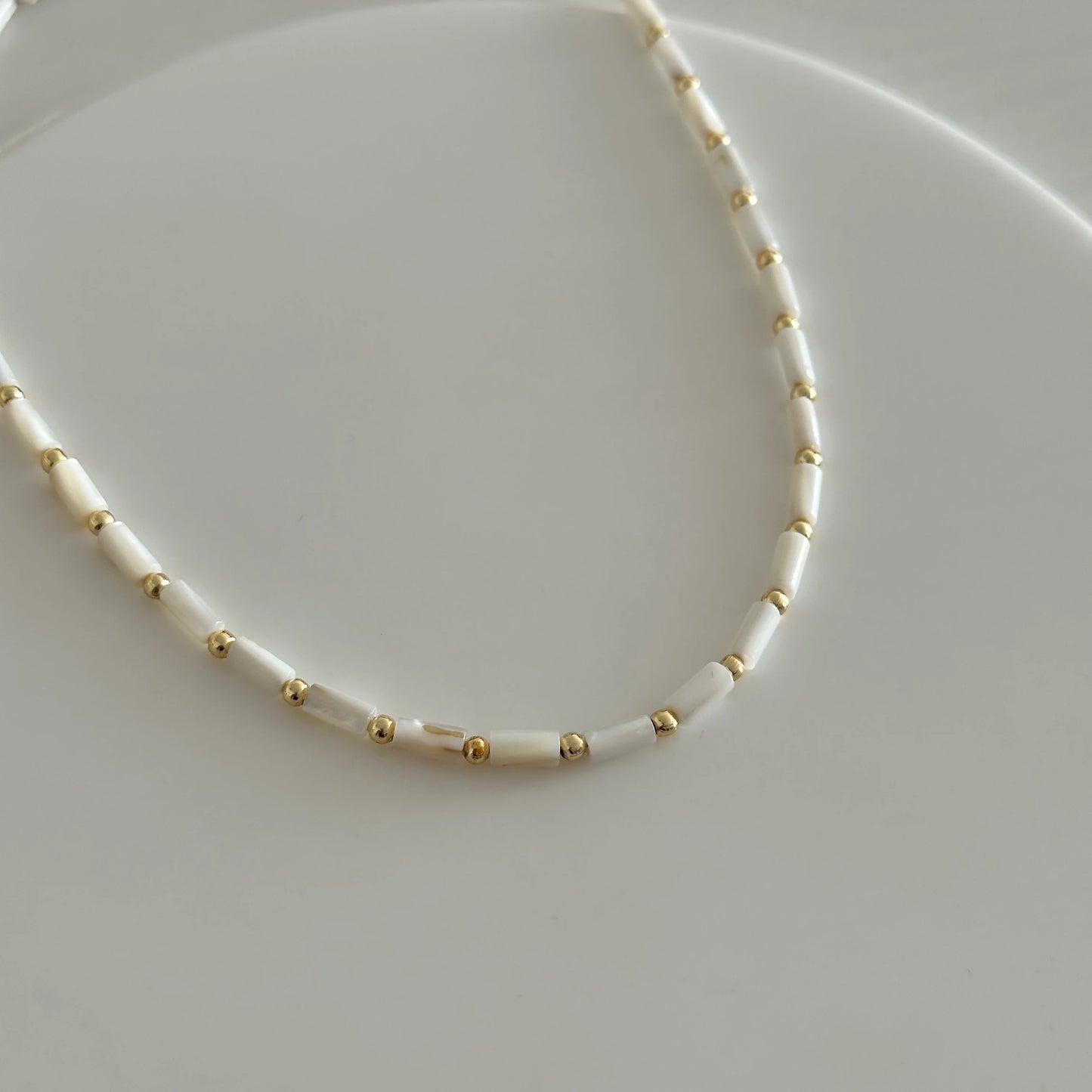 Sedefli Boncuk Kadın Kolye