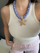 Deniz Yıldızı Renkli Boncuk Kadın Kolye