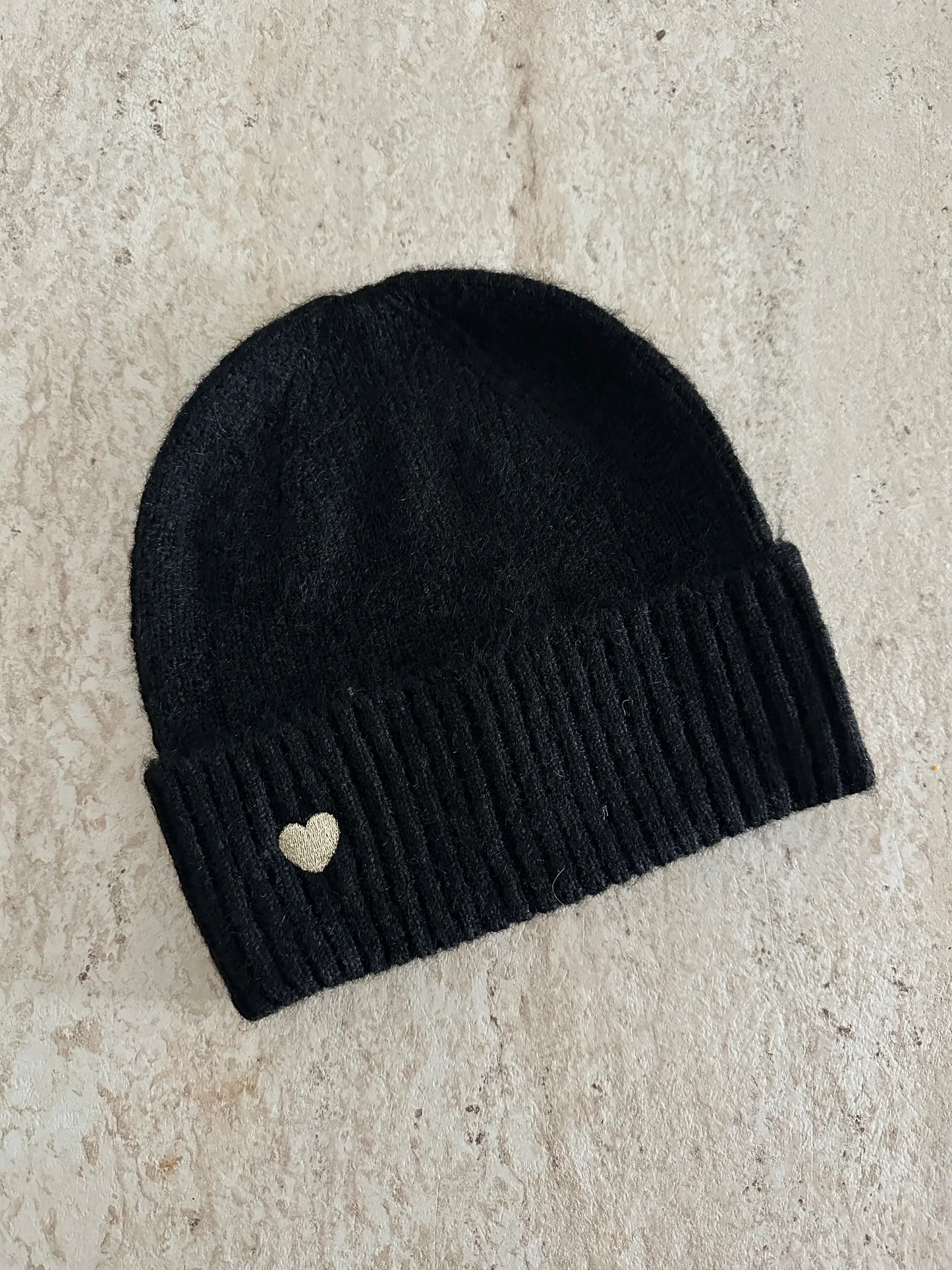 Gold Kalp Nakışlı Kadın Bere