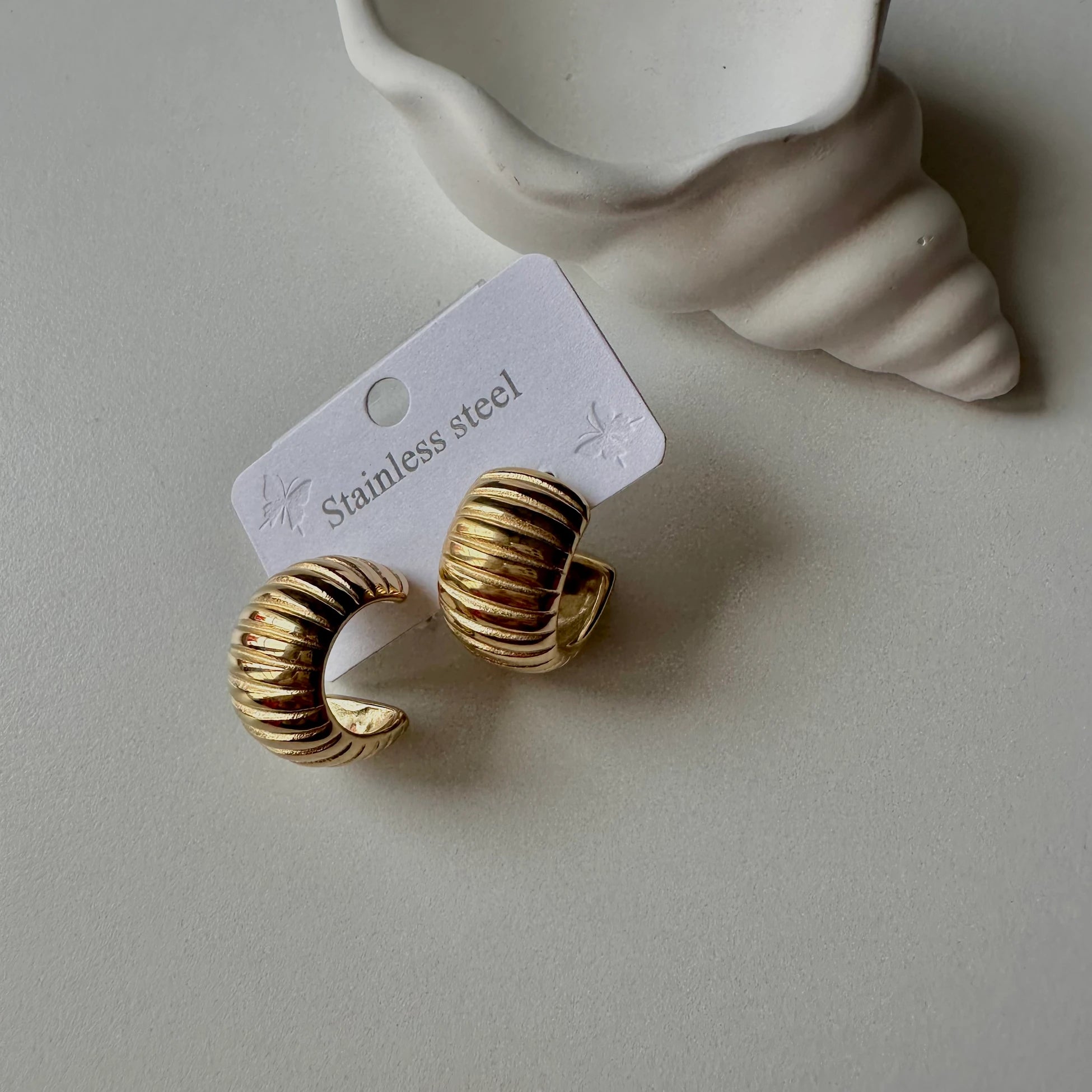 Bombe Tırtık Çelik Küpe