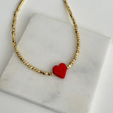 Murano Kalp Kadın Kolye