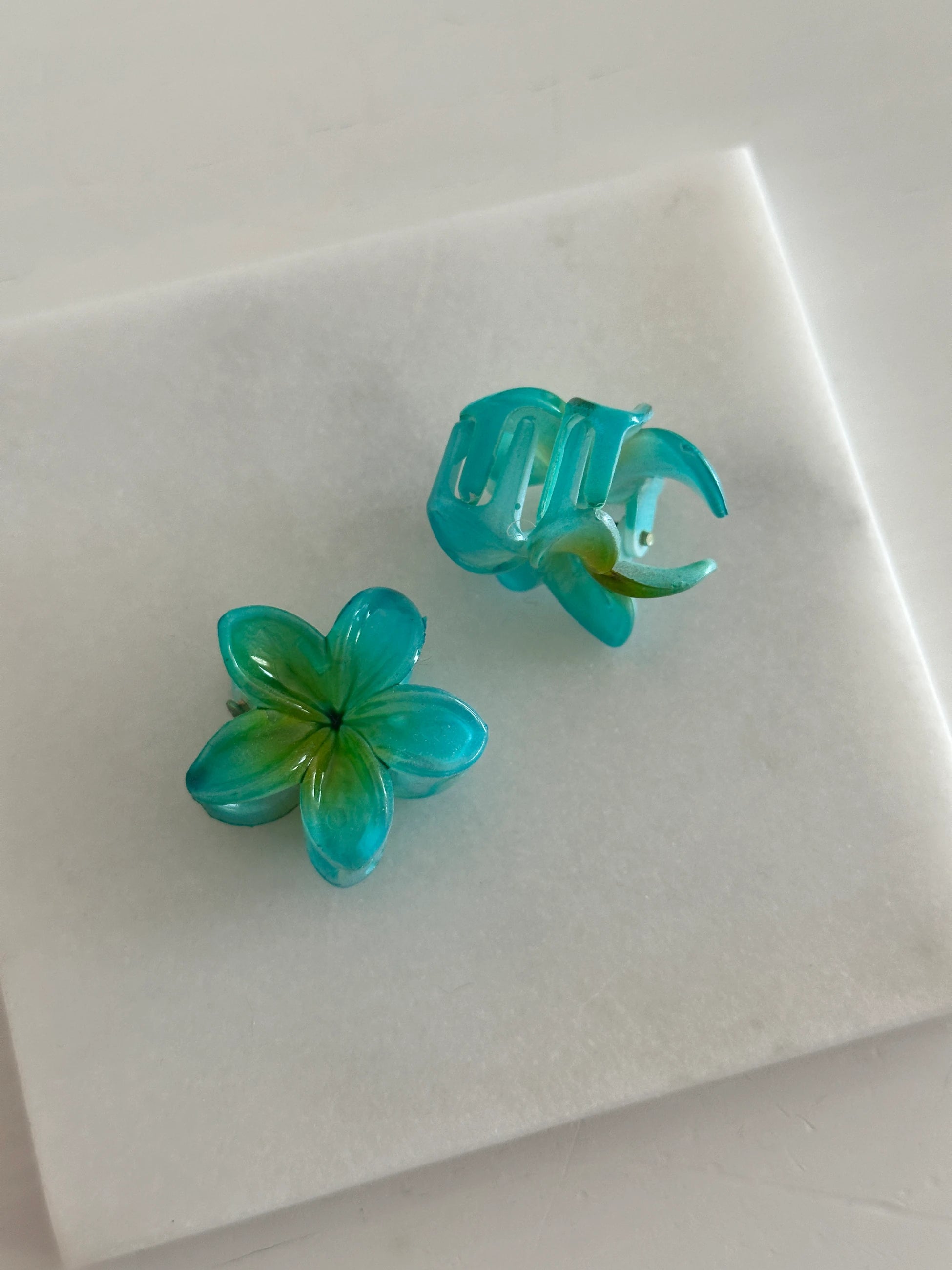 İkili Mini Aloha Toka (su yeşili)