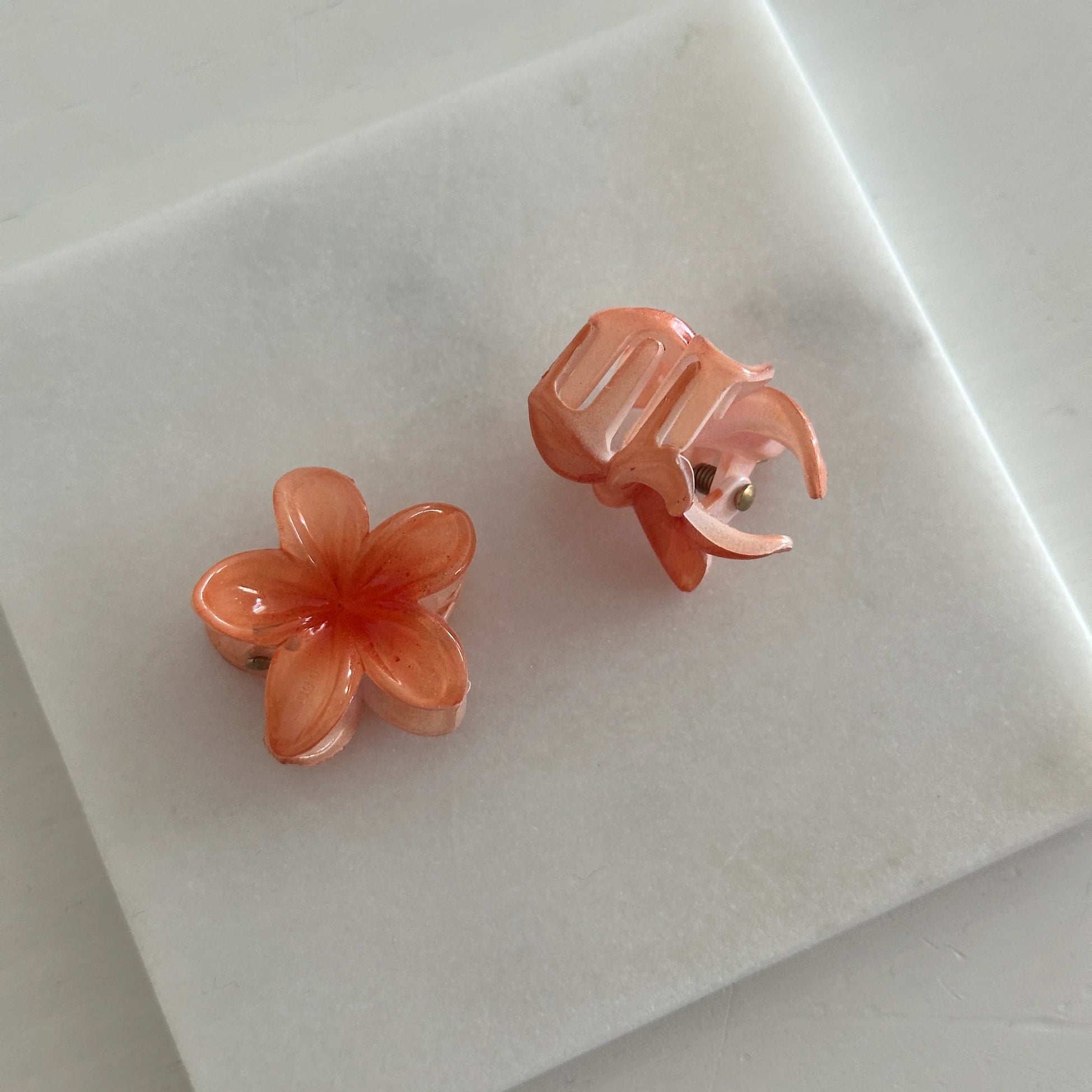 İkili Mini Aloha Toka (Turuncu)