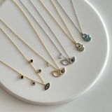 Fatma Ana Eli Nazar 14K Altın Kaplama Kolye