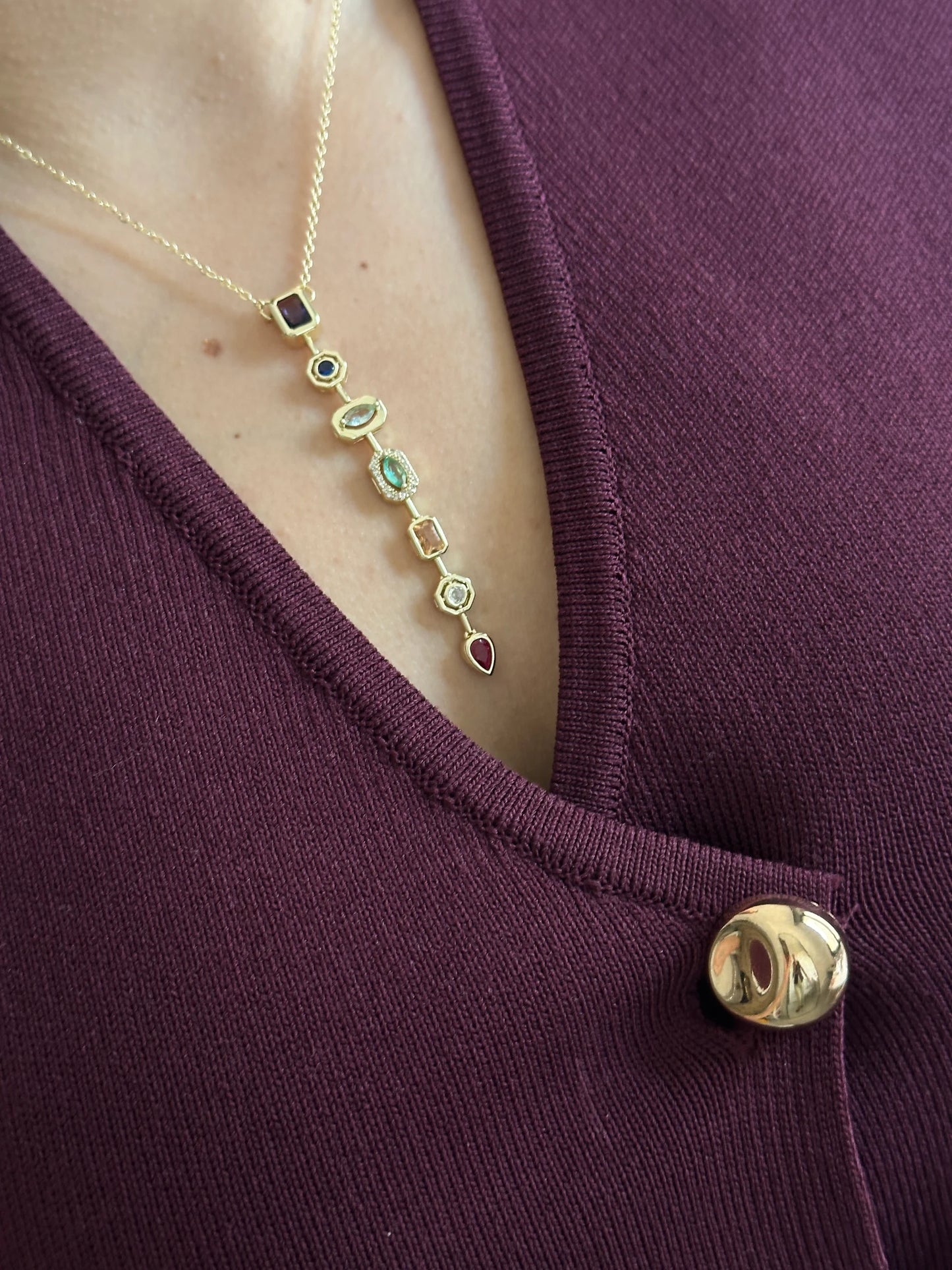 Renktaş Tasarım Dekolte Kadın Kolye