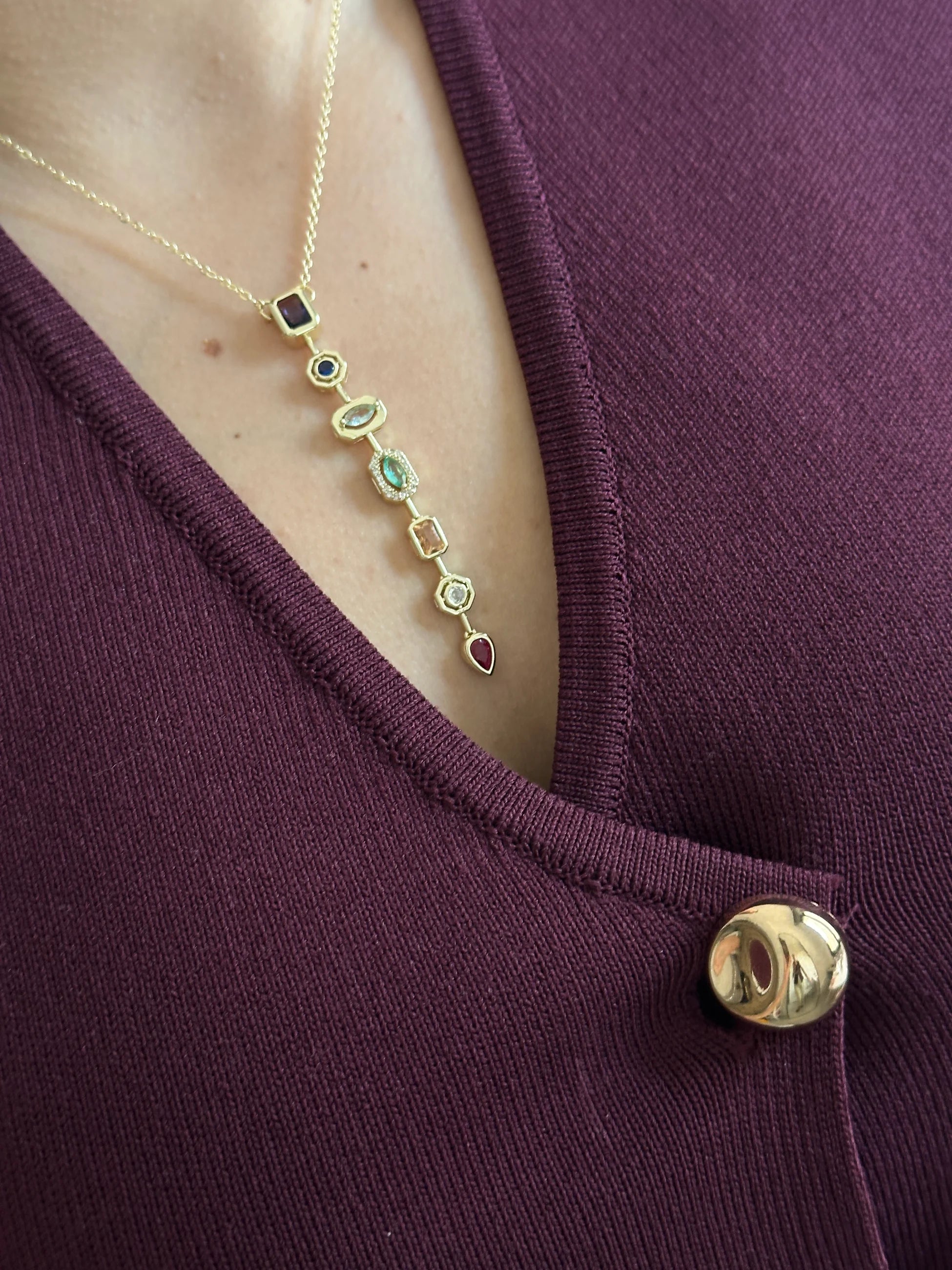 Renktaş Tasarım Dekolte Kadın Kolye