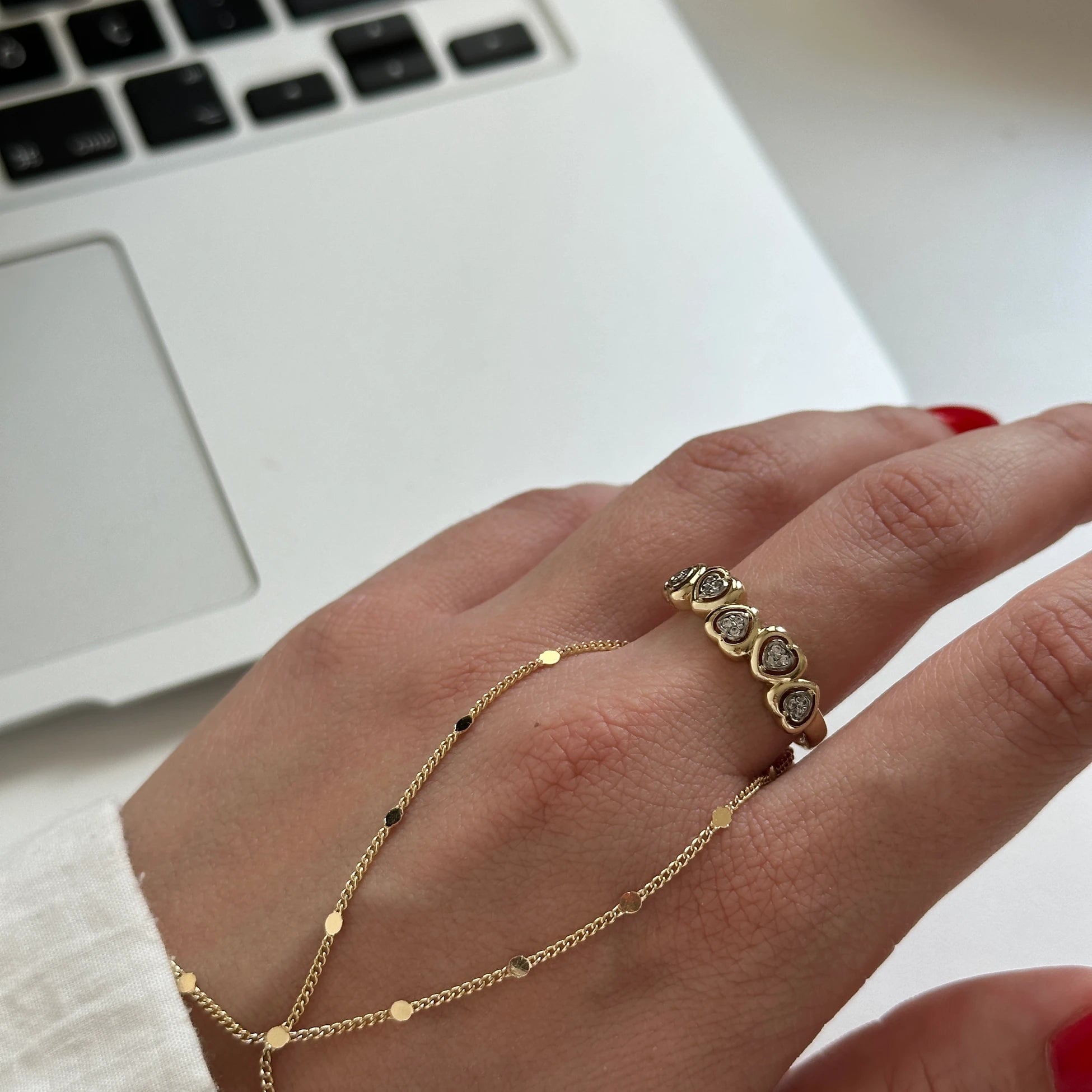 Kalp Su Yolu Kadın Yüzük