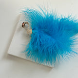 Tüylü Flamingo Broş