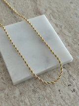 55cm İnce Burgu Zincir Kadın Kolye