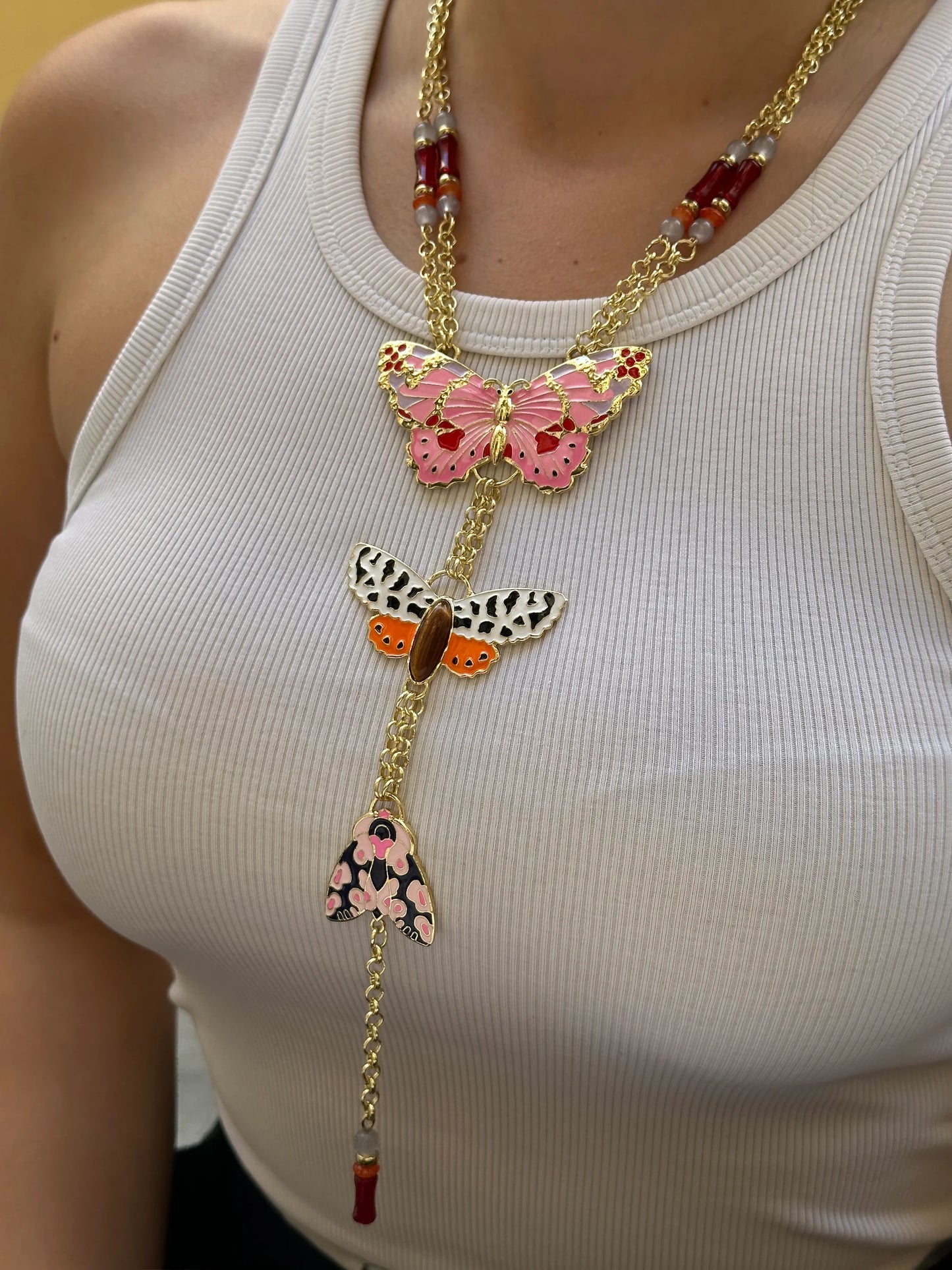 Kelebek Uzun Y Kadın Kolye