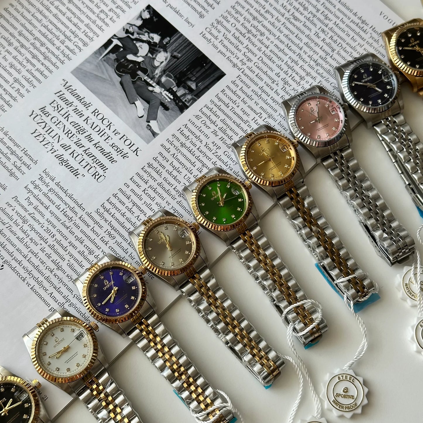 Yeşil Aura Kadın Saat / 35MM