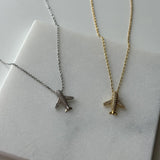 Mini Uçak Kolye (gümüş)