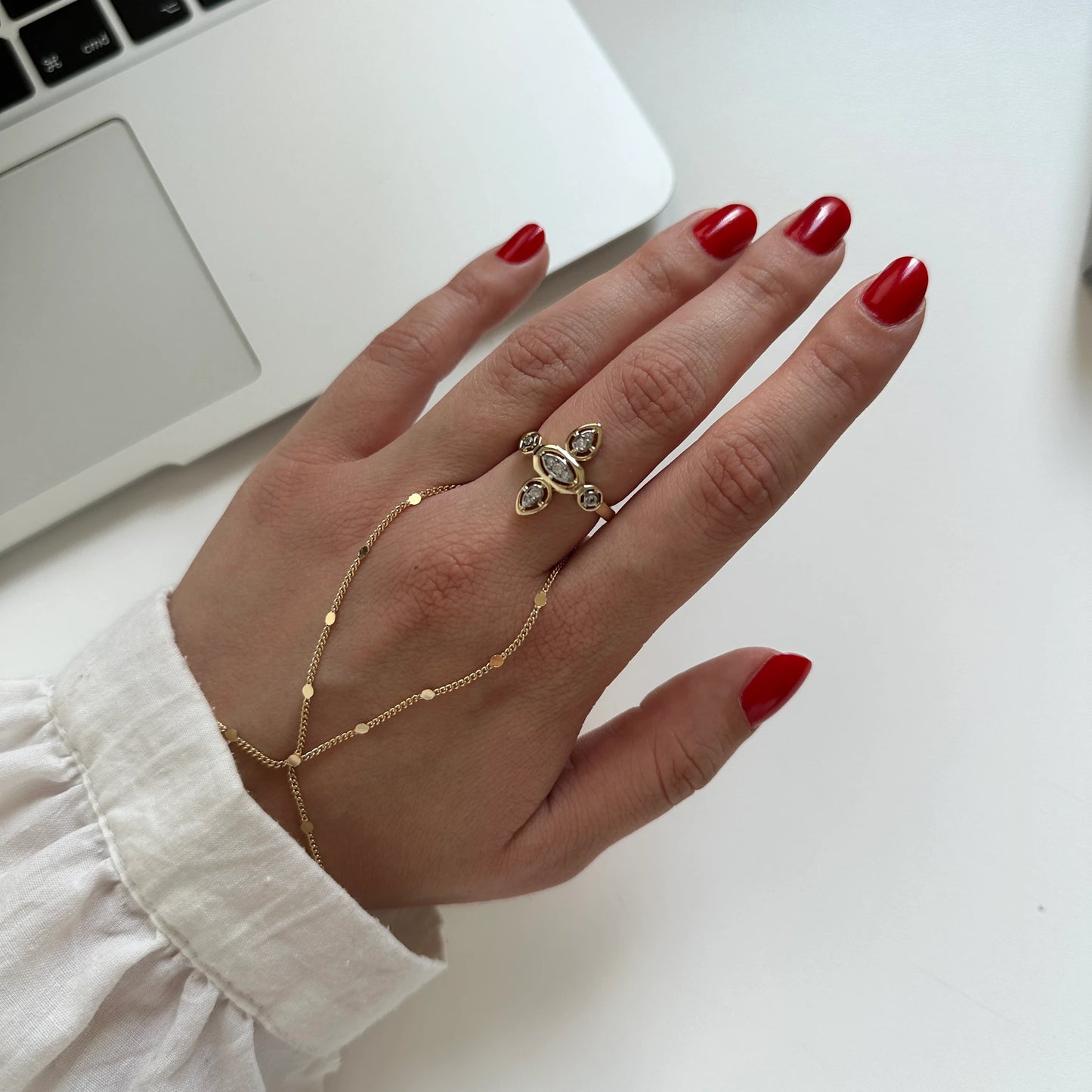 Göz T Zirkon Taş Kadın Yüzük