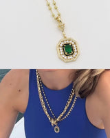 Serenay Yeşil Taş Kadın Kolye