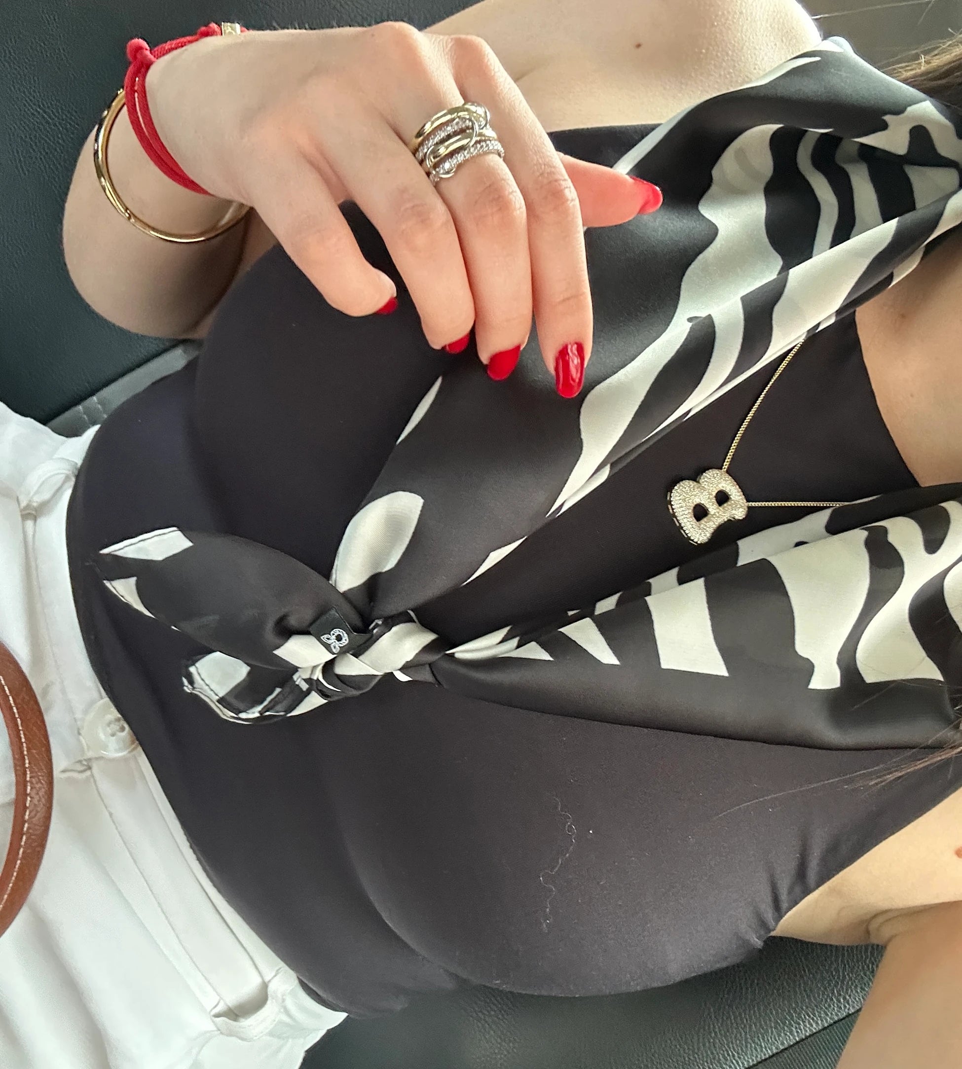 Zebra Desen Fular (70x70)