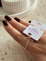 14K İnce Su Yolu Kadın Bileklik