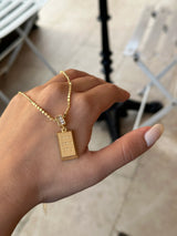 Külçe Altın Kadın Kolye