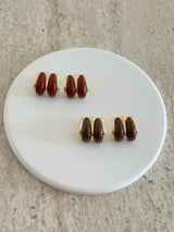 İkili Görünüm Renkli Taş Kadın Küpe