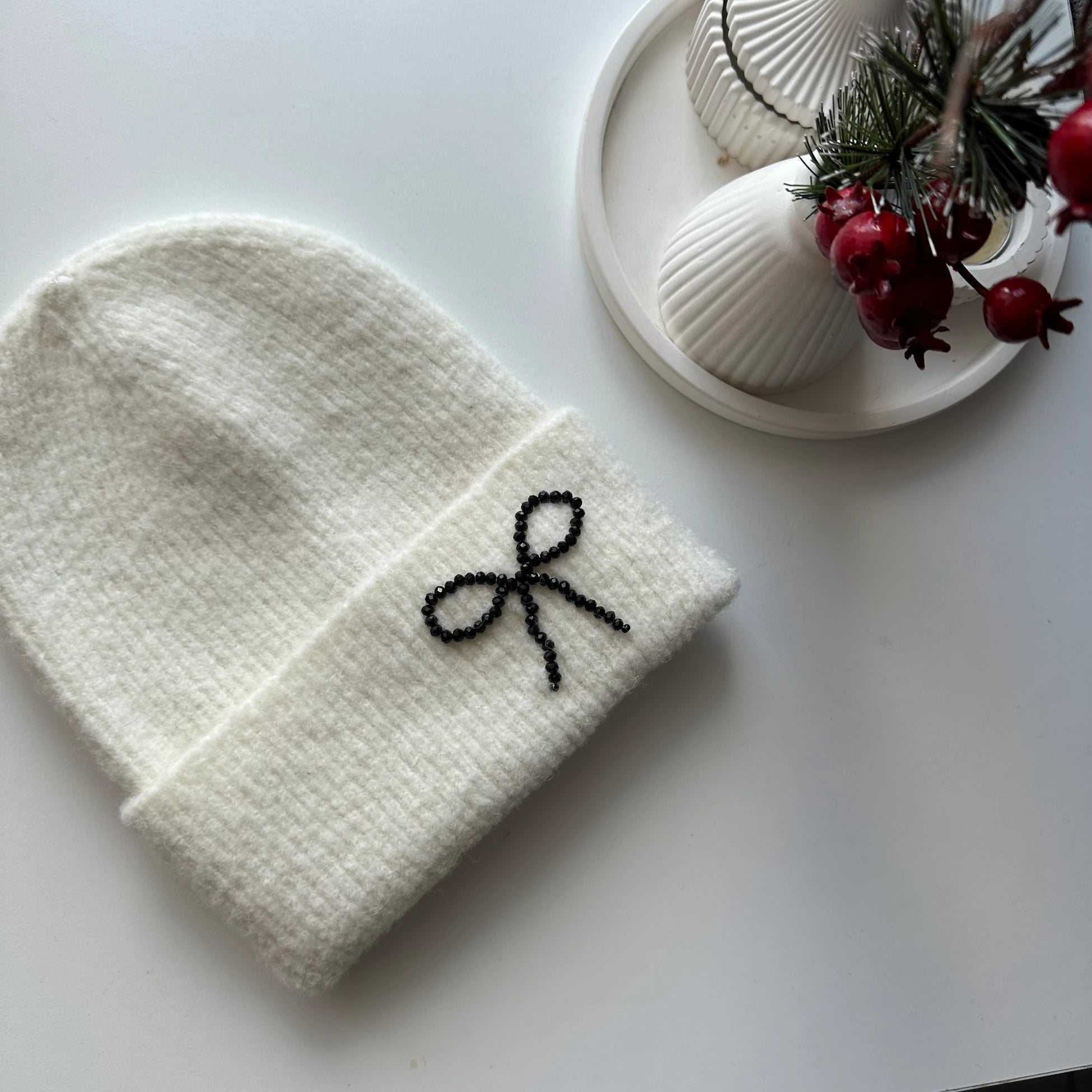 Tasarım Kurdele Yün Bere