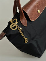 Bubble Harf Çanta Aksesuarı (Gold)