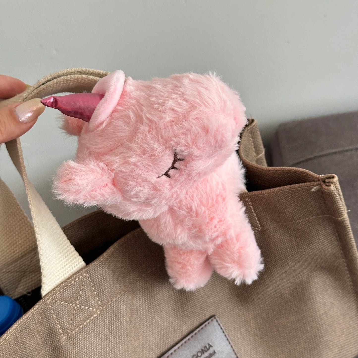 Unicorn Peluş Toka & Çanta Aksesuarı