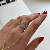 Kalp Zirkon Kadın Yüzük