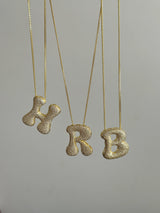 Hailey Harf 925 Ayar Gümüş Kadın Kolye