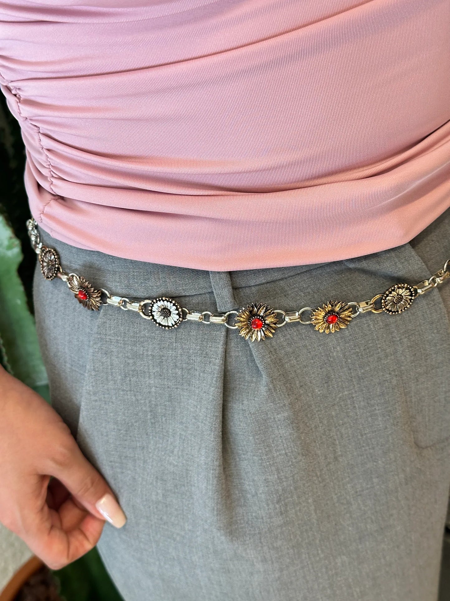 Bronz Kadın Bel Zinciri