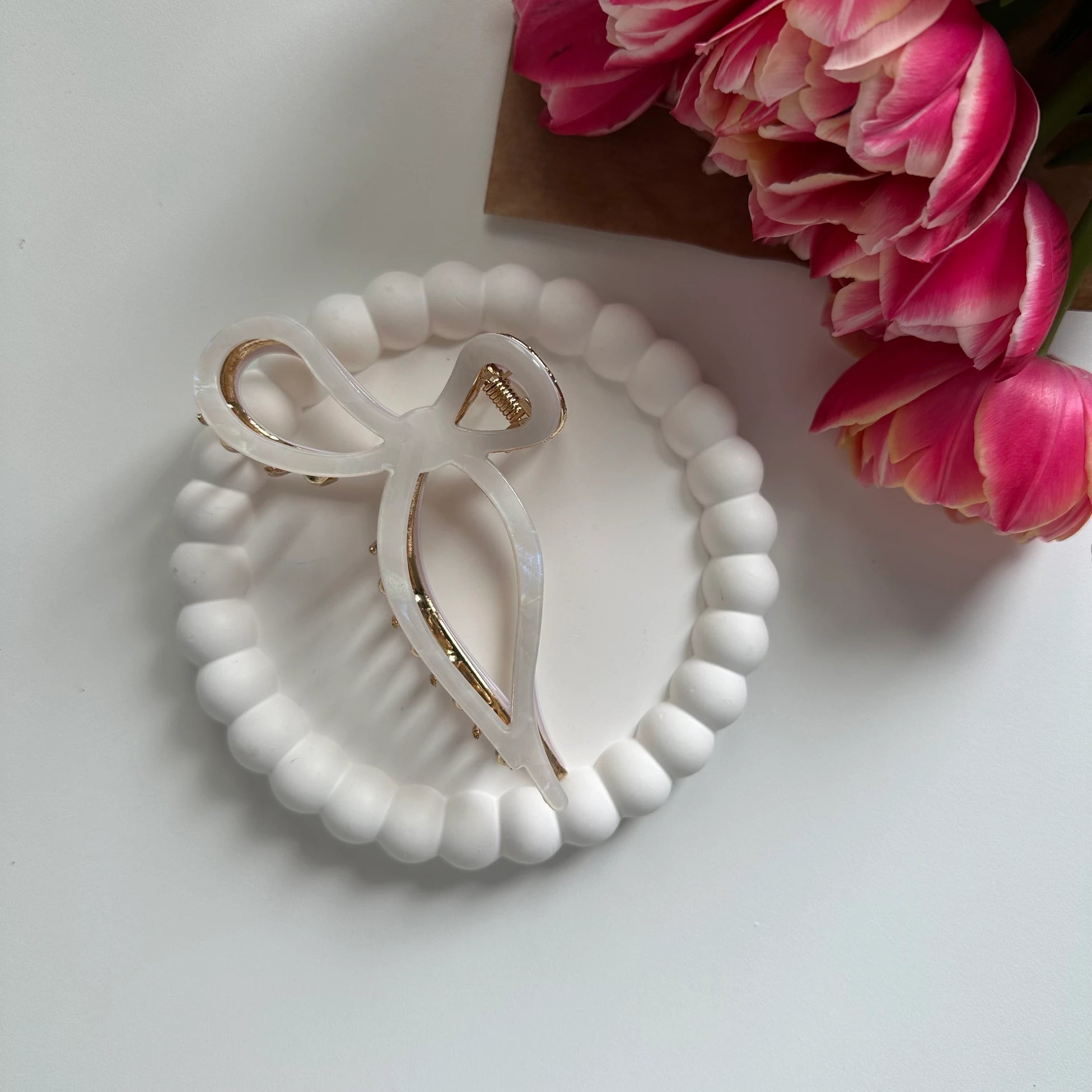 Beyaz Kemik Kurdele Toka