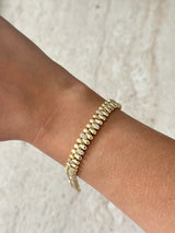 Minimal Damla Tasarım Zirkon Taş Kadın Bileklik