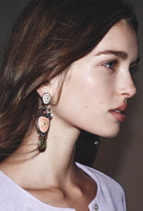 Etnik Sarkıntılı Kadın Küpe