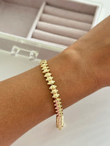 VIP Altın Kaplama Çivili Kadın Bileklik