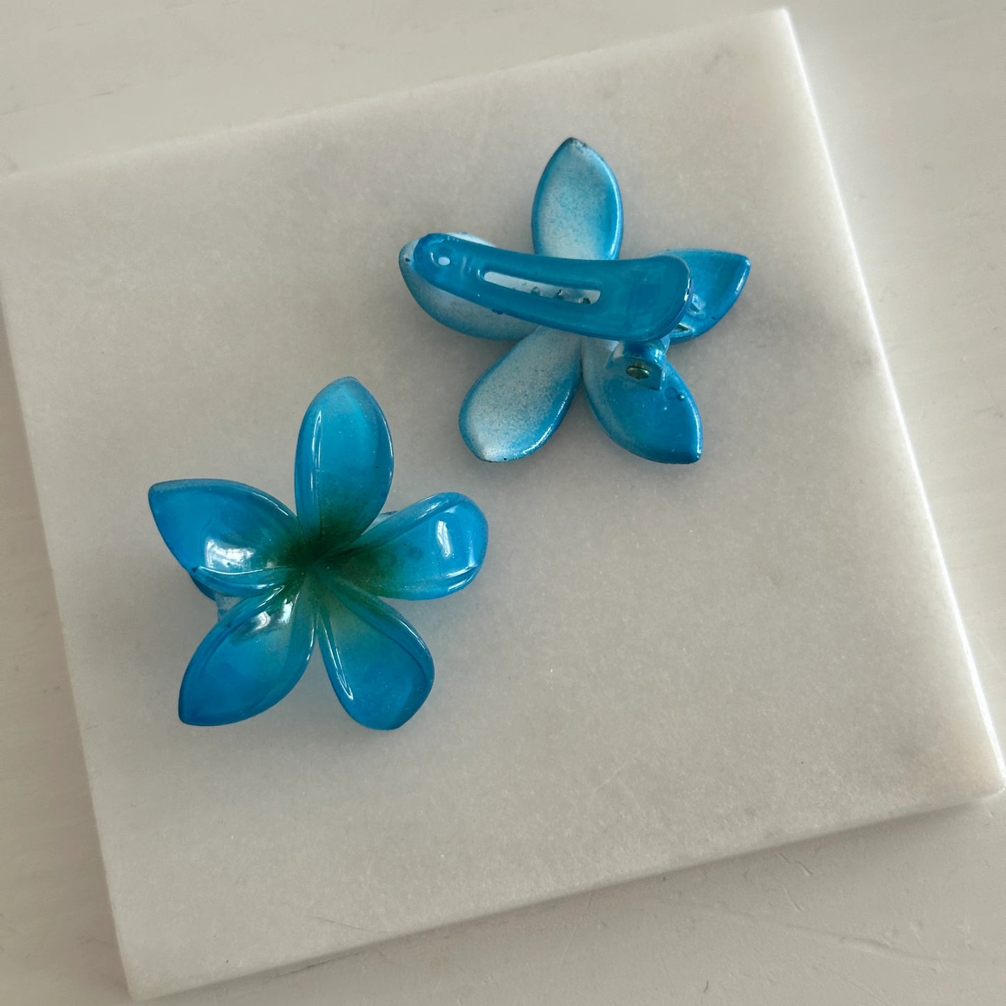 İkili Mini Mandal Aloha Toka (Mavili)