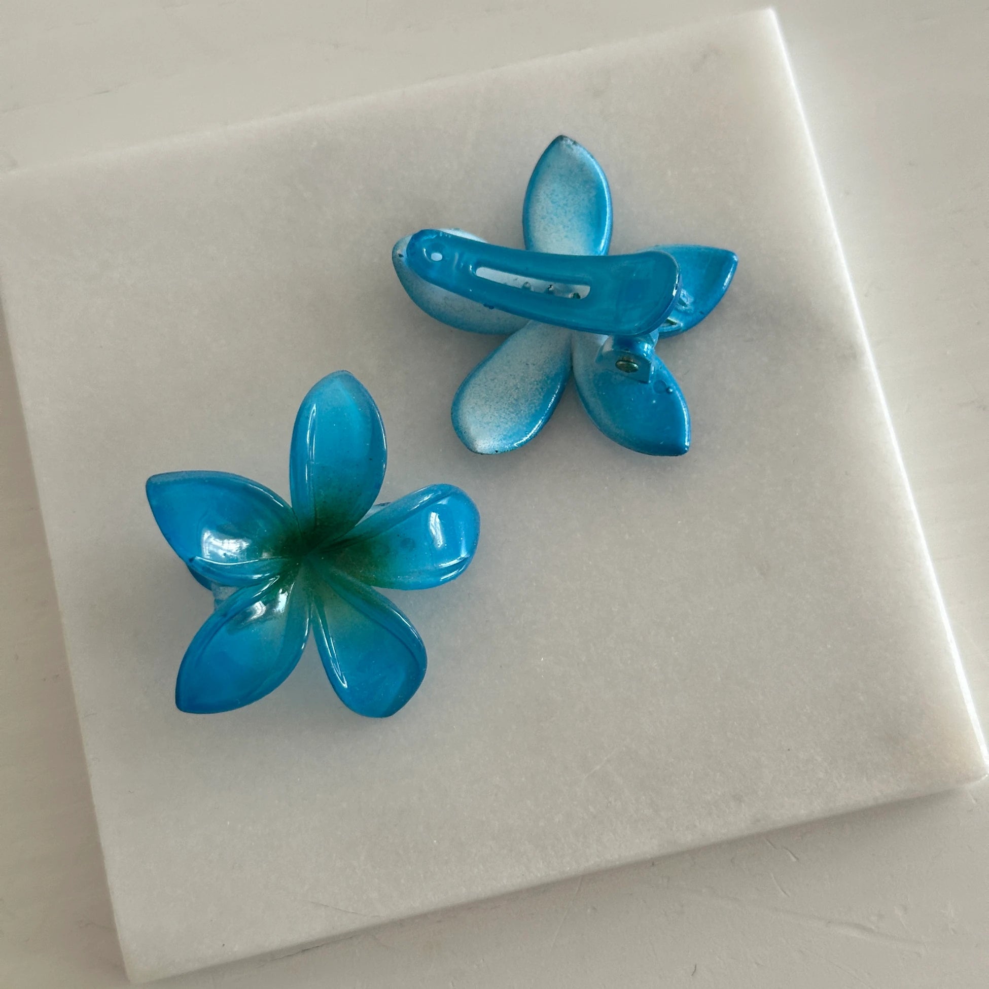 İkili Mini Mandal Aloha Toka (Mavili)