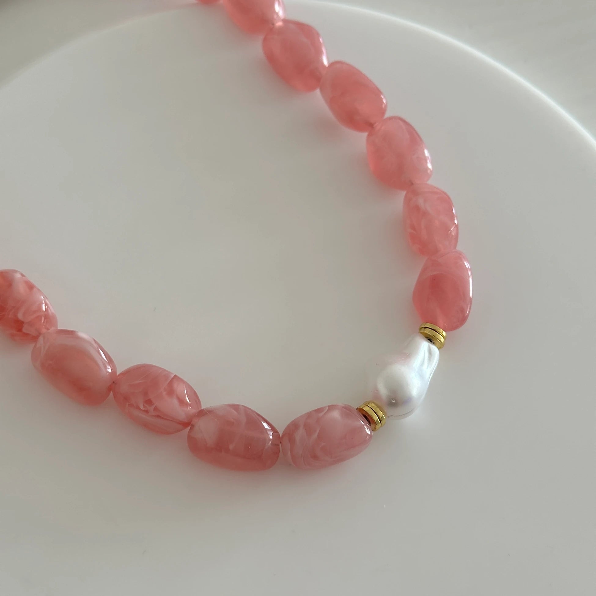 İncili Tasarım Boncuk Kadın Kolye